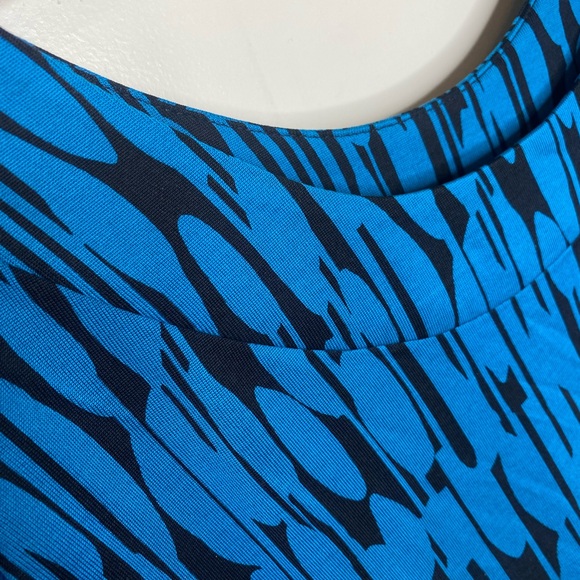 Diane von Furstenberg Aggie Freedom Trail Silk Knit Sheath Mini Dress - Picture 2 of 6